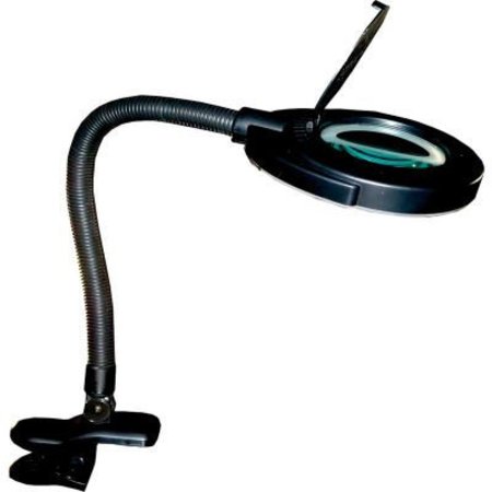 MG ELECTRONICS 3.5" 3-Diopter LED Clip On Magnifying Lamp LED-250BM